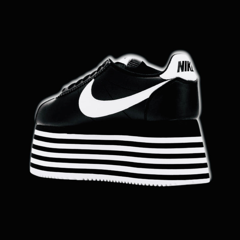 Comme des Garçons Cortez x Nike Runway Limited Edition Stacked Platform Sneakers