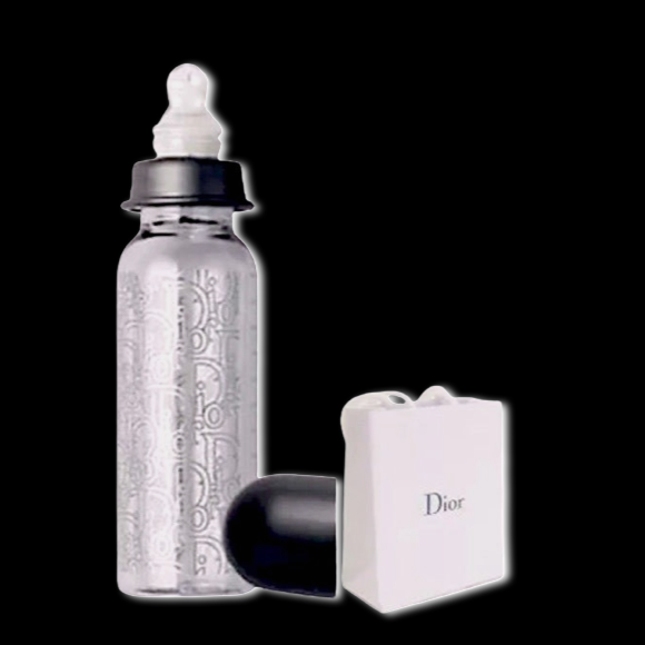 Baby Dior Limited Edition Baby Couture Jacquard Trotter Baby Bottle