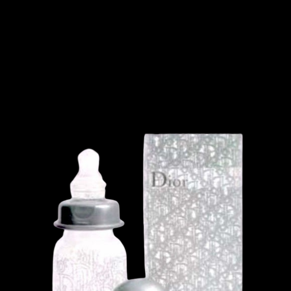 Baby Dior Limited Edition Baby Couture Jacquard Trotter Baby Bottle