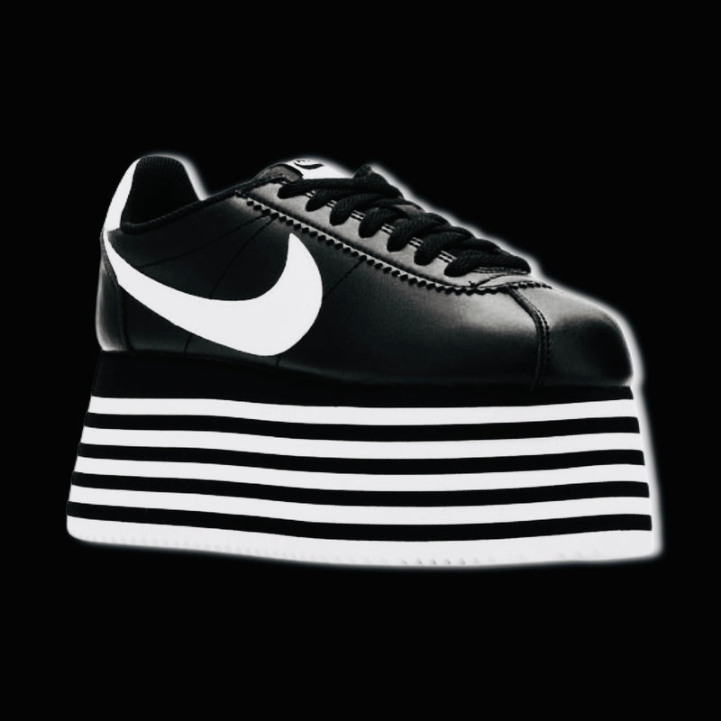 Comme des Garçons Cortez x Nike Runway Limited Edition Stacked Platform Sneakers