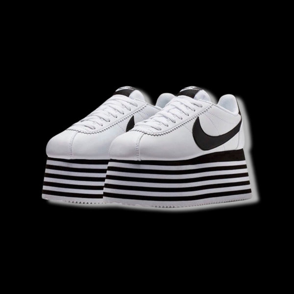 Comme des Garçons Cortez x Nike Runway Limited Edition Stacked Platform Sneakers