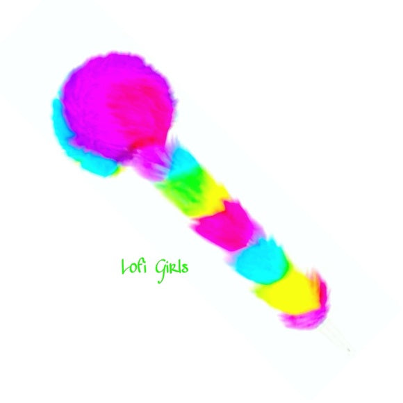 Unicorn Rainbow Cotton Lofi Girls Fur Candy Pen