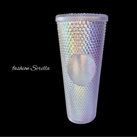 Starbucks Iridescent Rainbow Aurora Studded Unicorn Limited Edition Tumbler