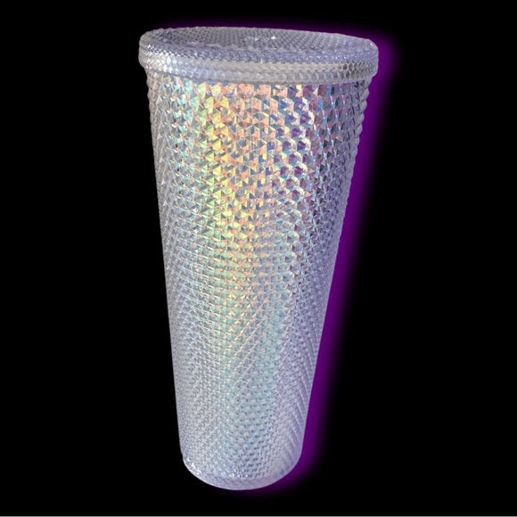 Starbucks Iridescent Rainbow Aurora Studded Unicorn Limited Edition Tumbler