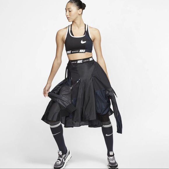 Nike x Sacai x Hybrid bra x (Black/Dark Obsidian)