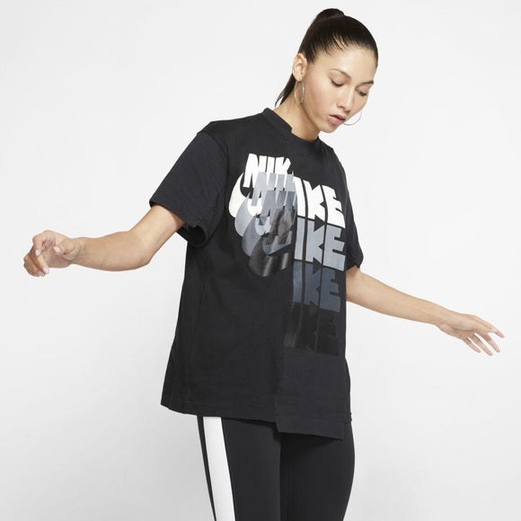 Nike X Sacai Women’s Hybrid shirt black & grey