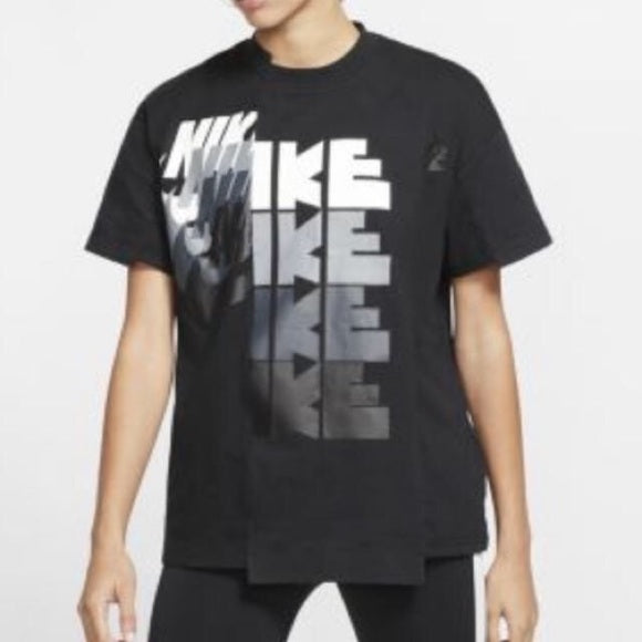 Nike X Sacai Women’s Hybrid shirt black & grey