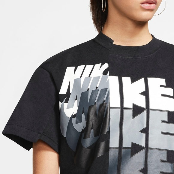 Nike X Sacai Women’s Hybrid shirt black & grey