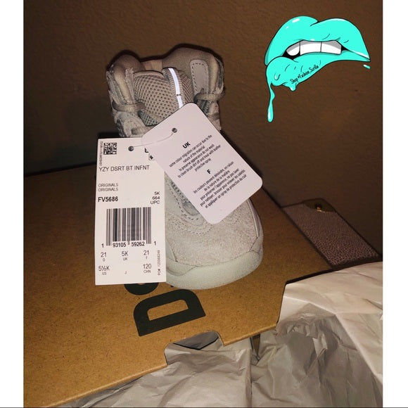 Yeezy desert boots infant (SALT)