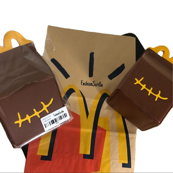 Travis Scott x Cactus Jack x McDonald’s Collaboration Smile Clutch crossbody bag