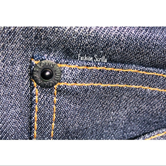 Vintage Louis Vuitton Chromatic Denim Logo jeans by GHESQUIÈRE