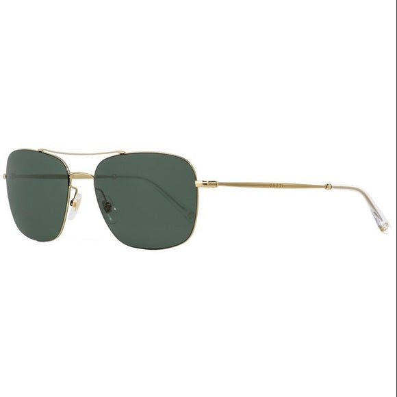 Gucci Gold Aviator Sunglasses