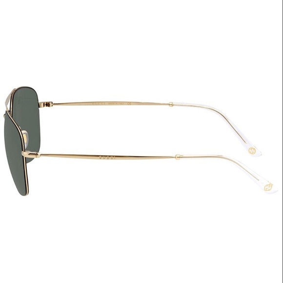 Gucci Gold Aviator Sunglasses