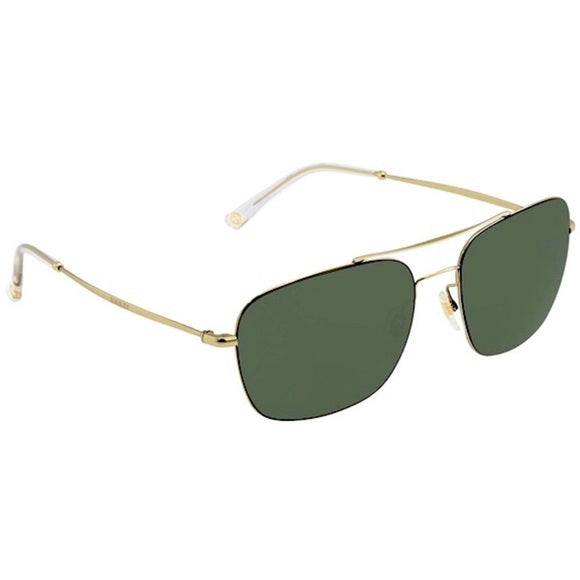 Gucci Gold Aviator Sunglasses