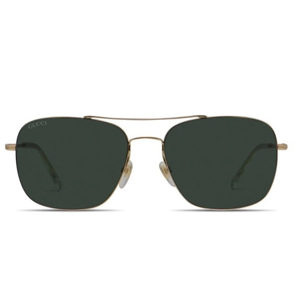 Gucci Gold Aviator Sunglasses