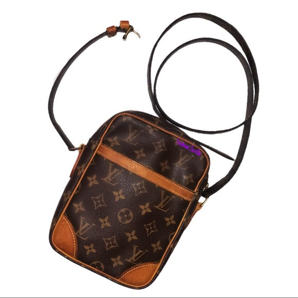 Vintage Louis Vuitton Monogram Danube MM Crossbody Shoulder Bag