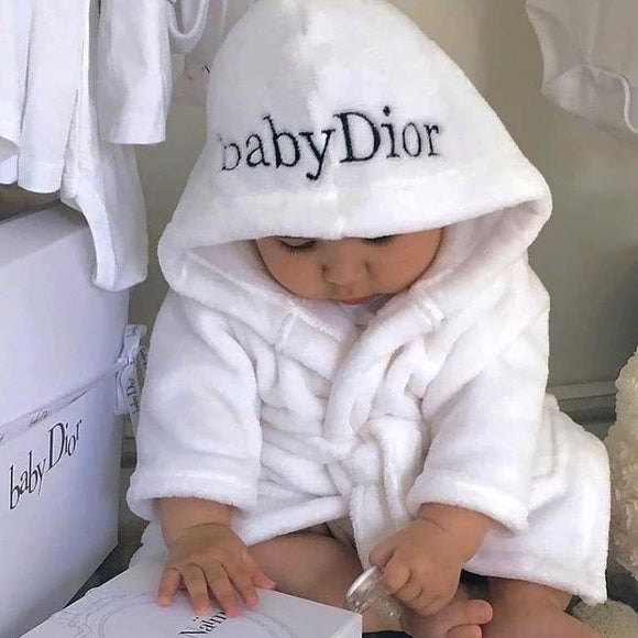 Baby Dior Limited Edition Couture Jacquard Signature Logo Soother Pacifier Dummy