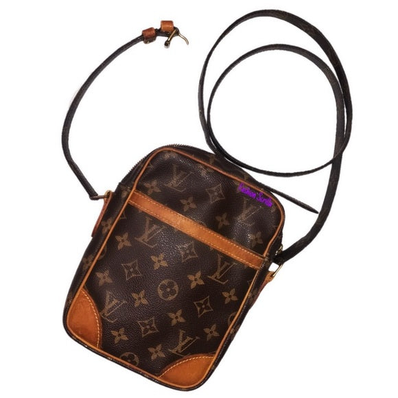 Vintage Louis Vuitton Monogram Danube MM Crossbody Shoulder Bag