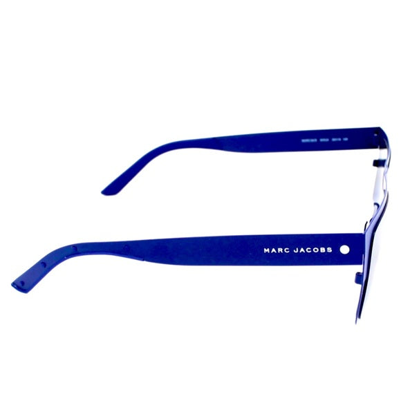 Marc Jacobs Blue Chromatic Square Mirrored Lens Men’s Sunglasses