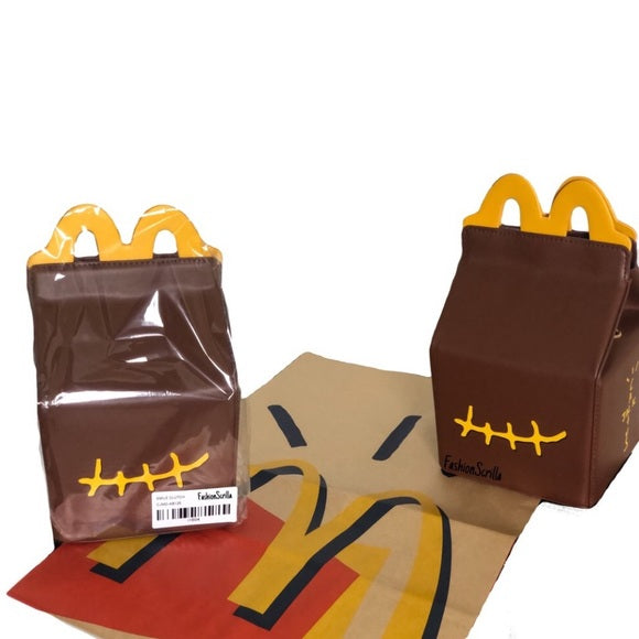 Travis Scott x Cactus Jack x McDonald’s Collaboration Smile Clutch crossbody bag