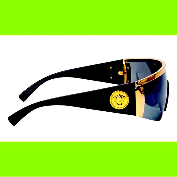 Versace Tribute XL Shield Sunglasses Mirrored