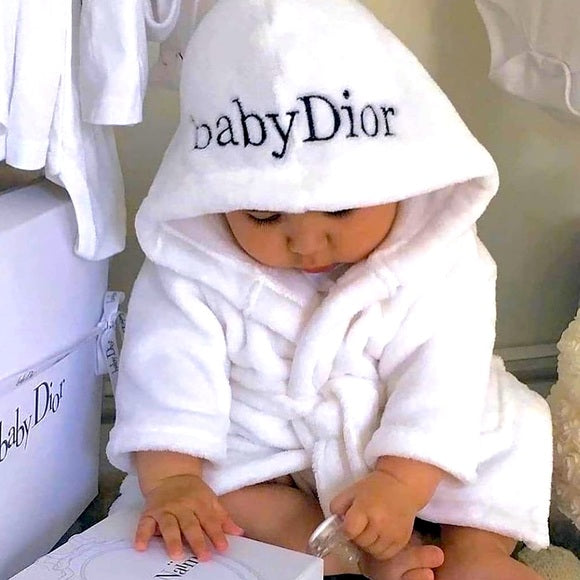 Baby Dior Limited Edition Baby Couture Jacquard Trotter Baby Bottle