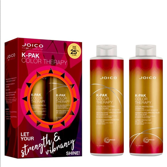 Joico - K-Pak Color Therapy - XL - Liter Shampoo & Conditioner Duo set