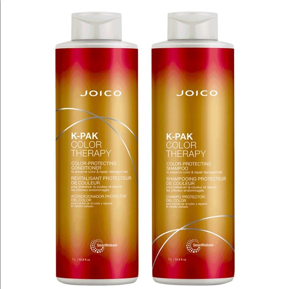 Joico - K-Pak Color Therapy - XL - Liter Shampoo & Conditioner Duo set