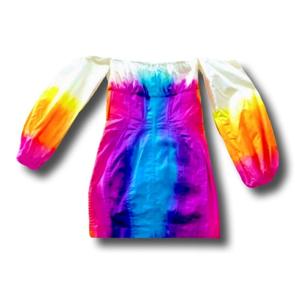 House of CB Arabella custom Tie-Dye dress